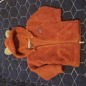 Patagonia Furry Jacket, size 12-18 months, burnt orange